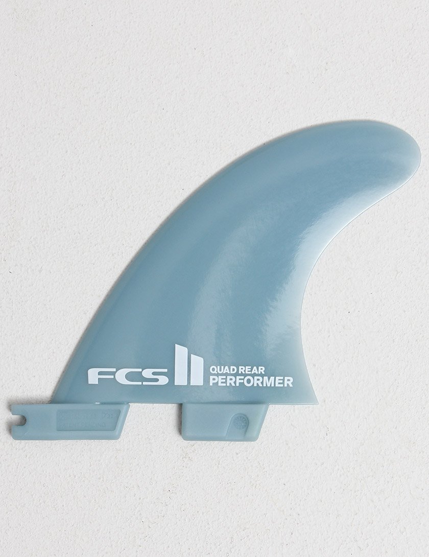 FCS II Performer Glass Flex Quad Rear Surfboard Fins - Medium