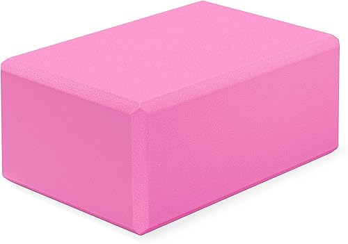 Miniatura 10 de 1 paquete de bloques de yoga de espuma grandes de 9 x 6 x 4 pulgadas, bloque de pilates resistente, bloque de entrenamiento, ladrillo de yoga de