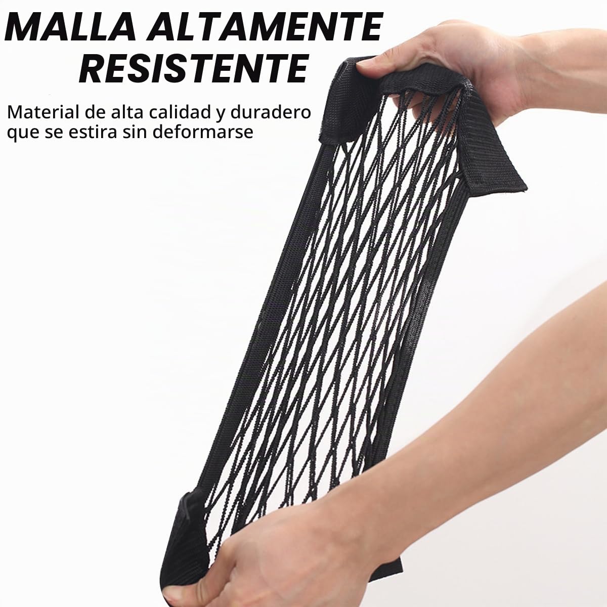 CGEAMDY Red Maletero De Coche, Red Elástica Maletero Organizador De 70 X 50 CM, Red Transporte Universal para Maletero Coche con Ganchos Sólidos, Malla Elástica para Automóviles Camionetas Furgoneta