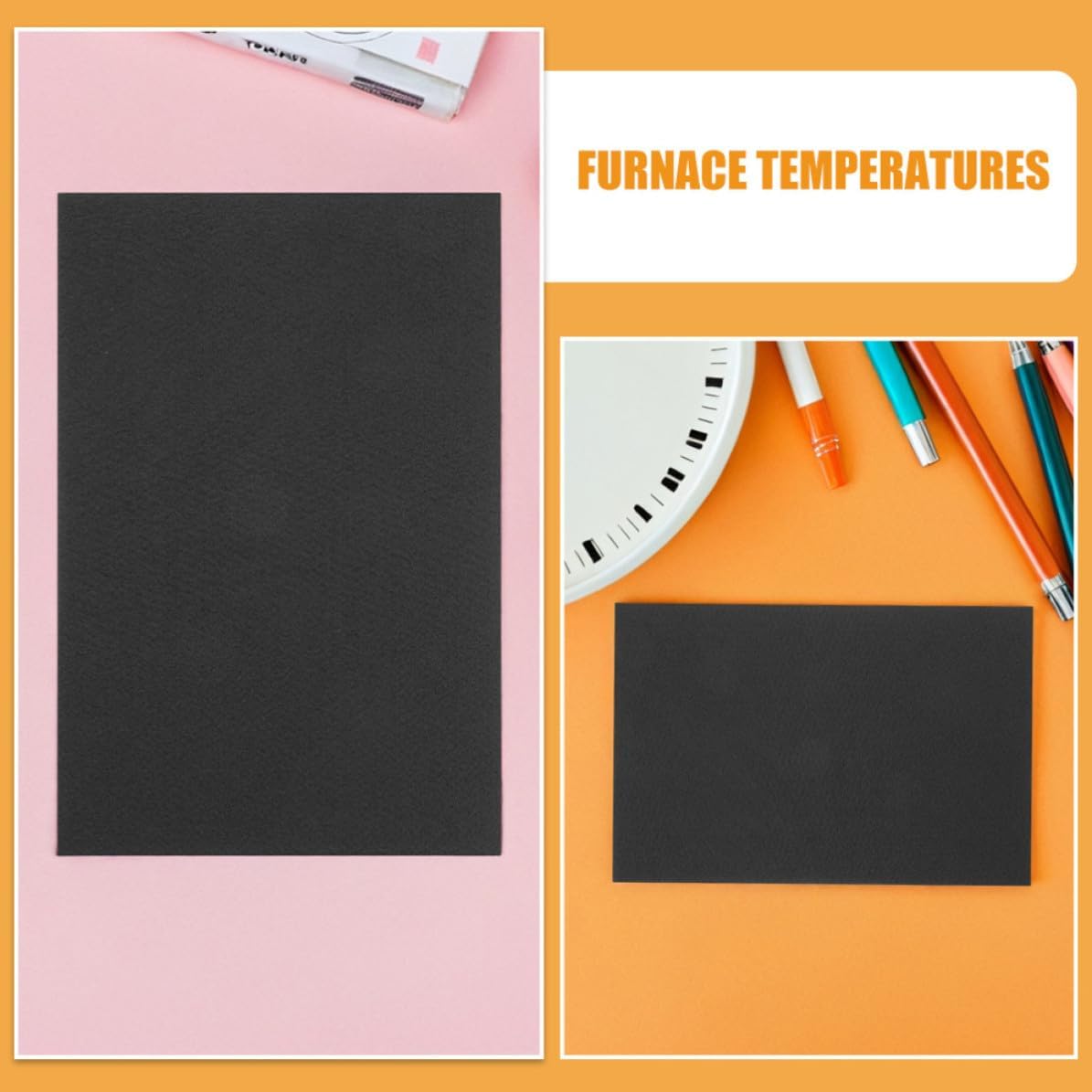 Black Graphite Carbon Felt Insulation Blanket for Vacuum Furnace | Soft Flexible Carbon Fibre, High Temperature Resistance, Fire Retardant, Excellent Insulation Performance