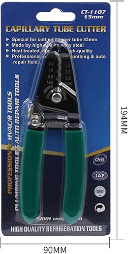 Miniatura 7 de Alicates de servicio de aire acondicionado Herramienta pelacables Tubo de corte Cortador de tubo capilar Tijeras de tubo de refrigeración