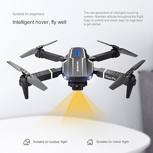 Miniatura 3 de ZnLyrion Mini dron con cámara dual 1080P HD para principiantes aficionados, FPV, duración de batería extendida, modos de vuelo versátiles, diseño