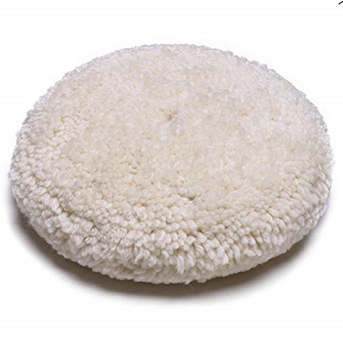 AbbyHus Wool Glass Sponge Polishing Pad 7" for Drill Machine (White) (B07FW26117) Amazon Price History, Amazon Price Tracker