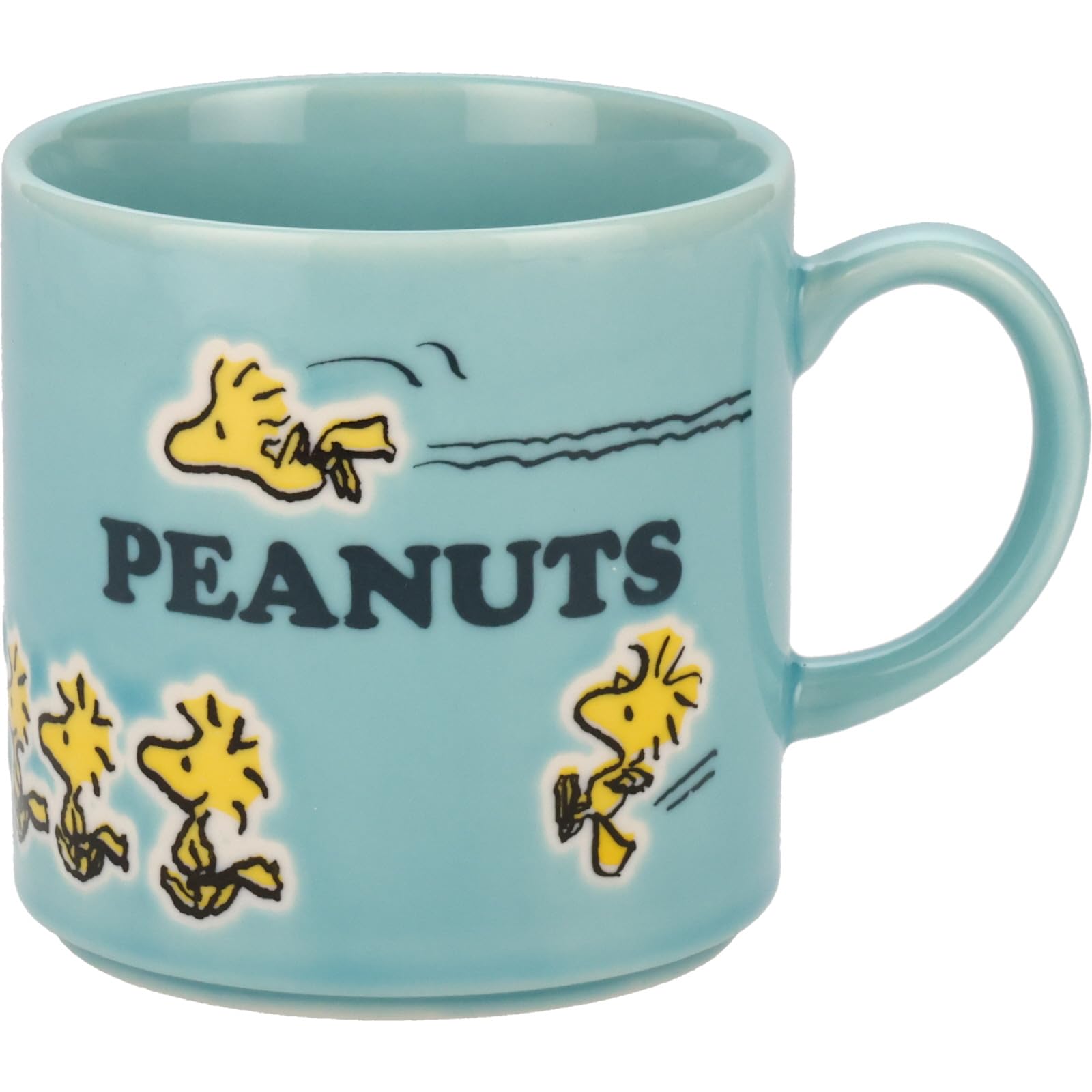 Amazon.co.jp: PEANUTSスヌーピー マグカップ(FOLLOW ME）350ml 日本製