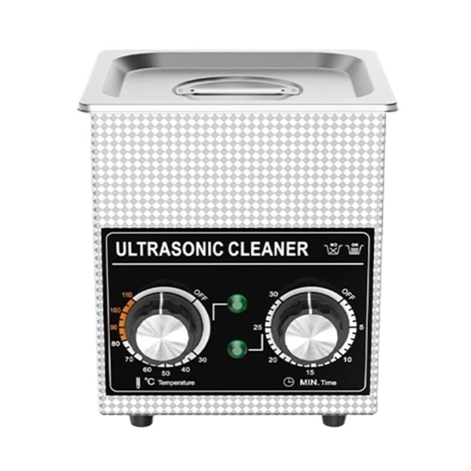 Limpiador de joyas, Limpiador Ultrasónico Portátil, 60W/120W, 2L, Con 2 Transductores, Perilla Calefactora De 40kHz, Joyería, Collar, Gafas, Cepillo Para Reloj, Limpieza,para retenedores