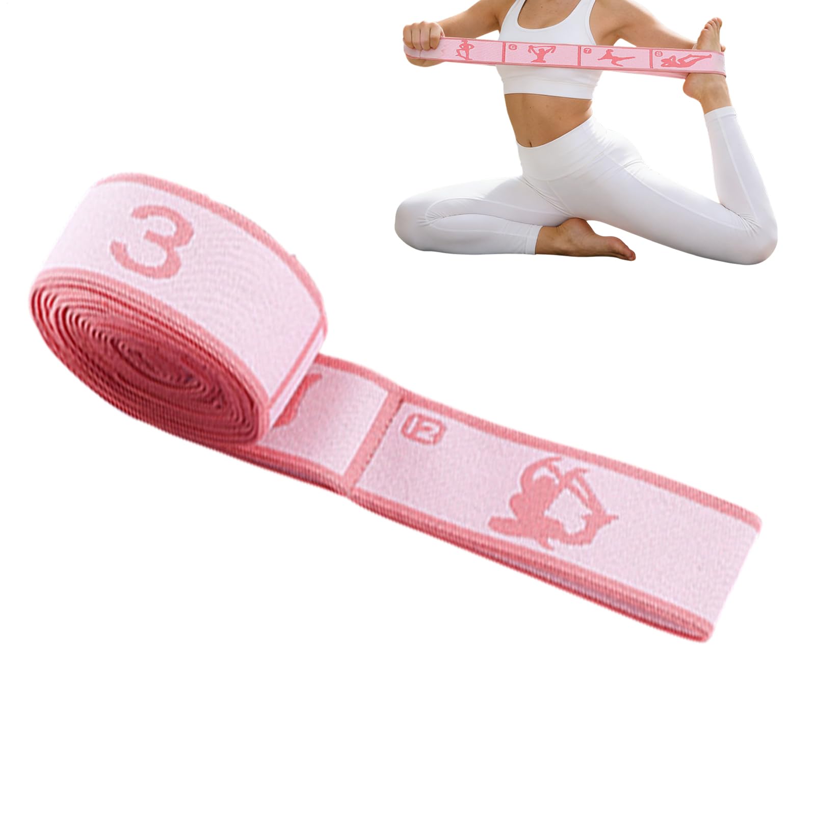 Resistance Band Numbered - Fitness Equipment,Glute Training Strap - for Travelers Hotel Park Women Men Adults Athletes Beginners Professionals Apartment Home Gym