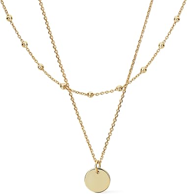 Ana Luisa Layered Necklaces for Women - Chic 14K Gold Plated Chains with Two Separate Necklaces for a Layered Look - Trendy Charm Necklace - Hypoallergenic & Tarnish-Free, Dainty Gold Chain Necklace