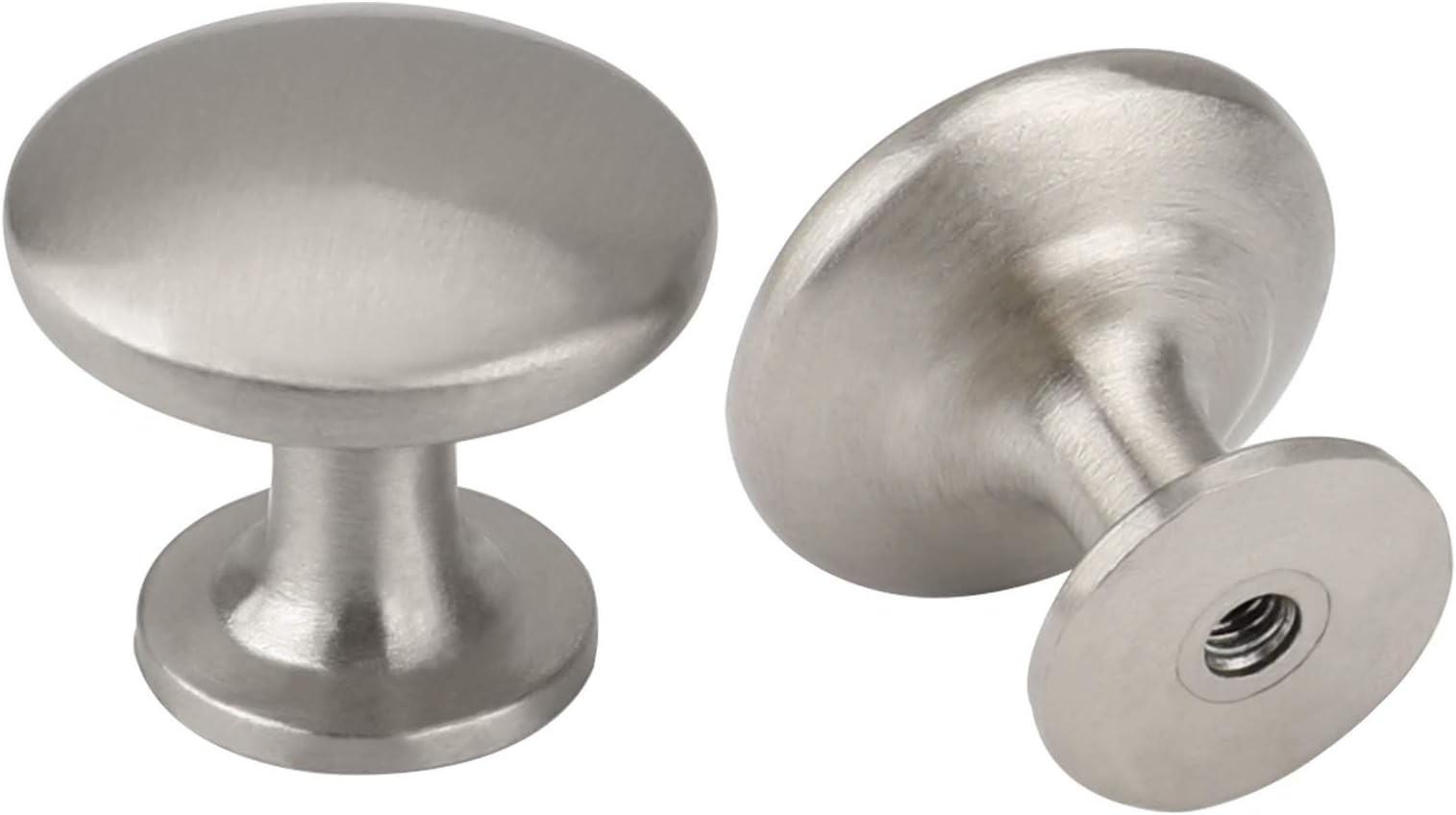 Lot de 10 LONTAN Bouton de Meuble nickel brossé Boutons de Meuble