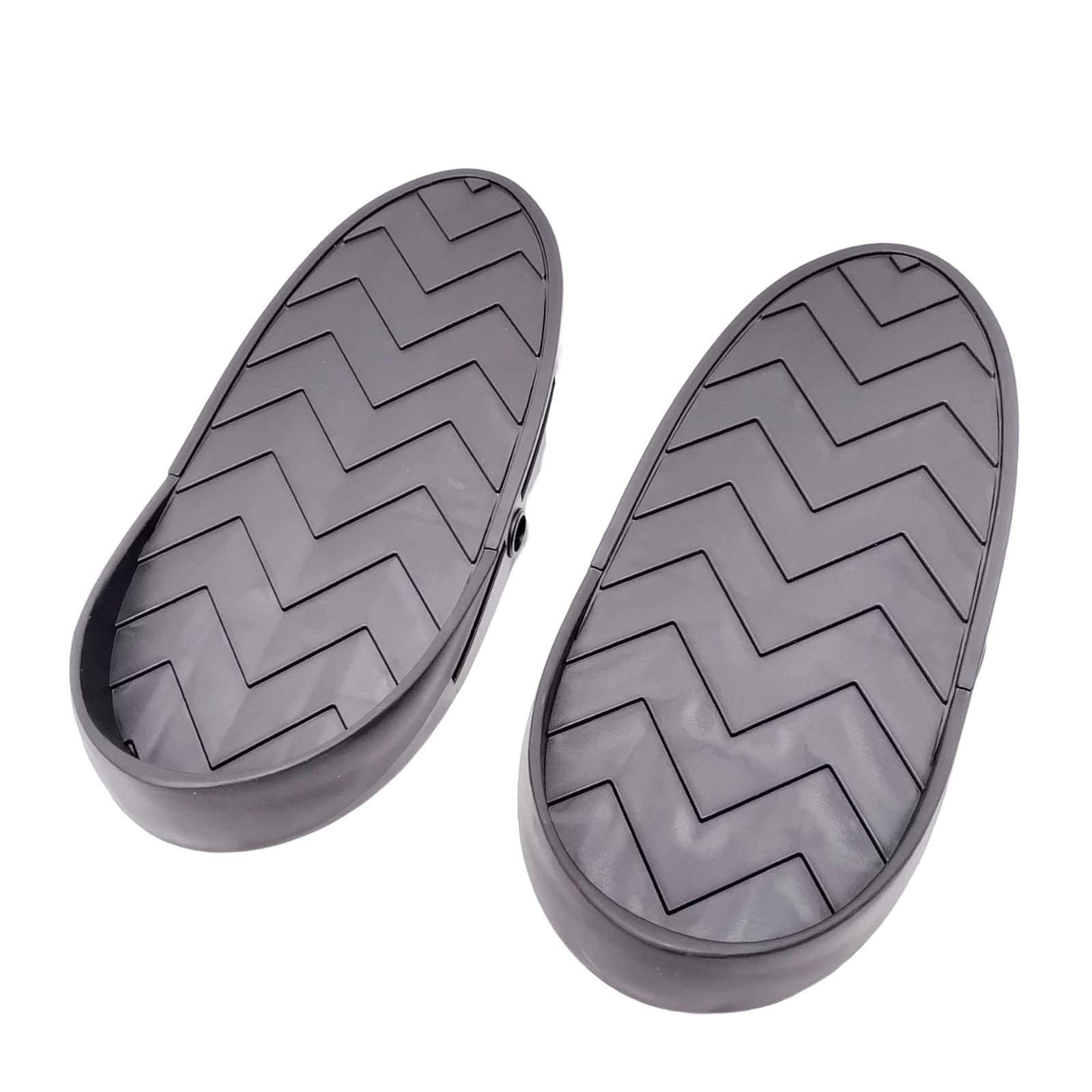 ATORSE Set of 2Pcs Rowing Machine Foot Pedals Durable Fitness Equipment Accessories-image-1