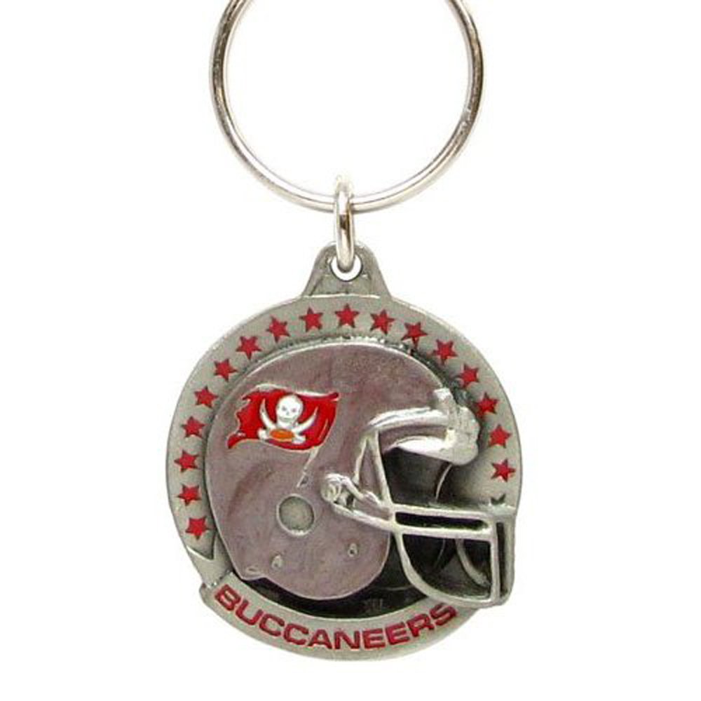 Siskiyou Sports NFL Tampa Bay Buccaneers Unisex Fan Shop Carved Metal Key Chain, Team Colors Medium