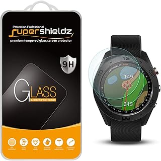 Supershieldz (2 Pack) Designed for Garmin Approach S60 Tempered Glass Screen Protector, Anti Scratch, Bubble Free