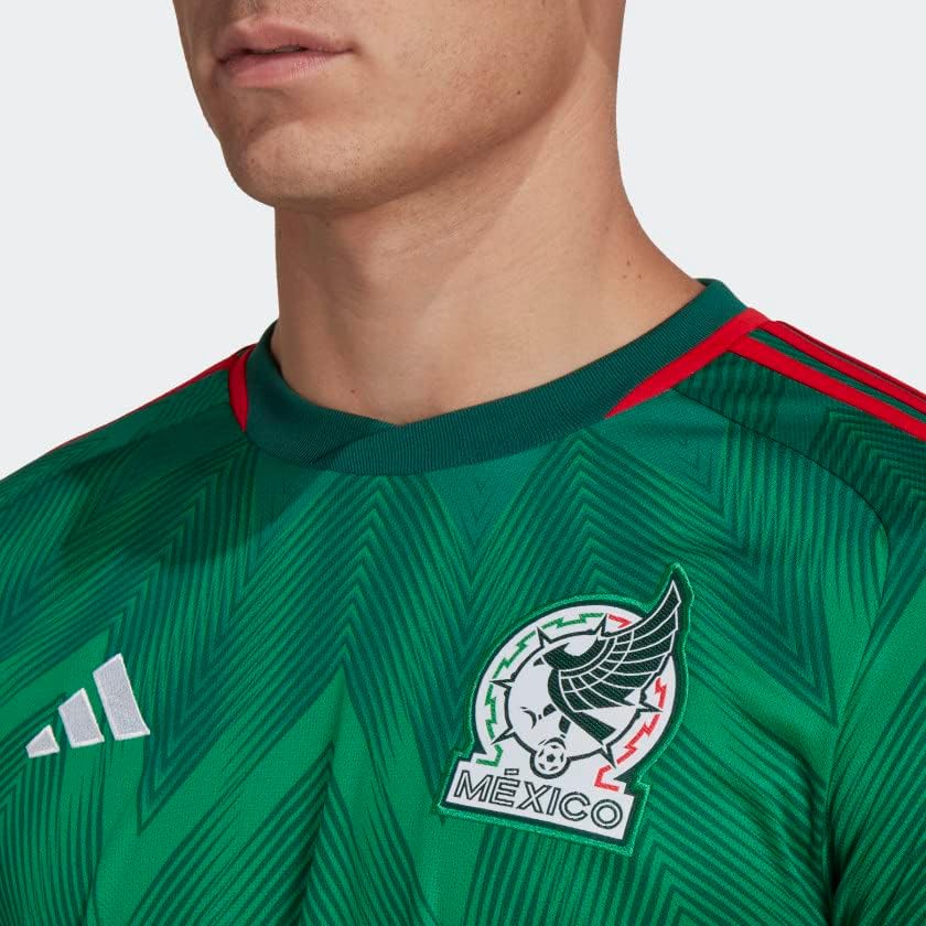 Vista 5 de adidas Camiseta de fútbol mexicano para hombre, Verde