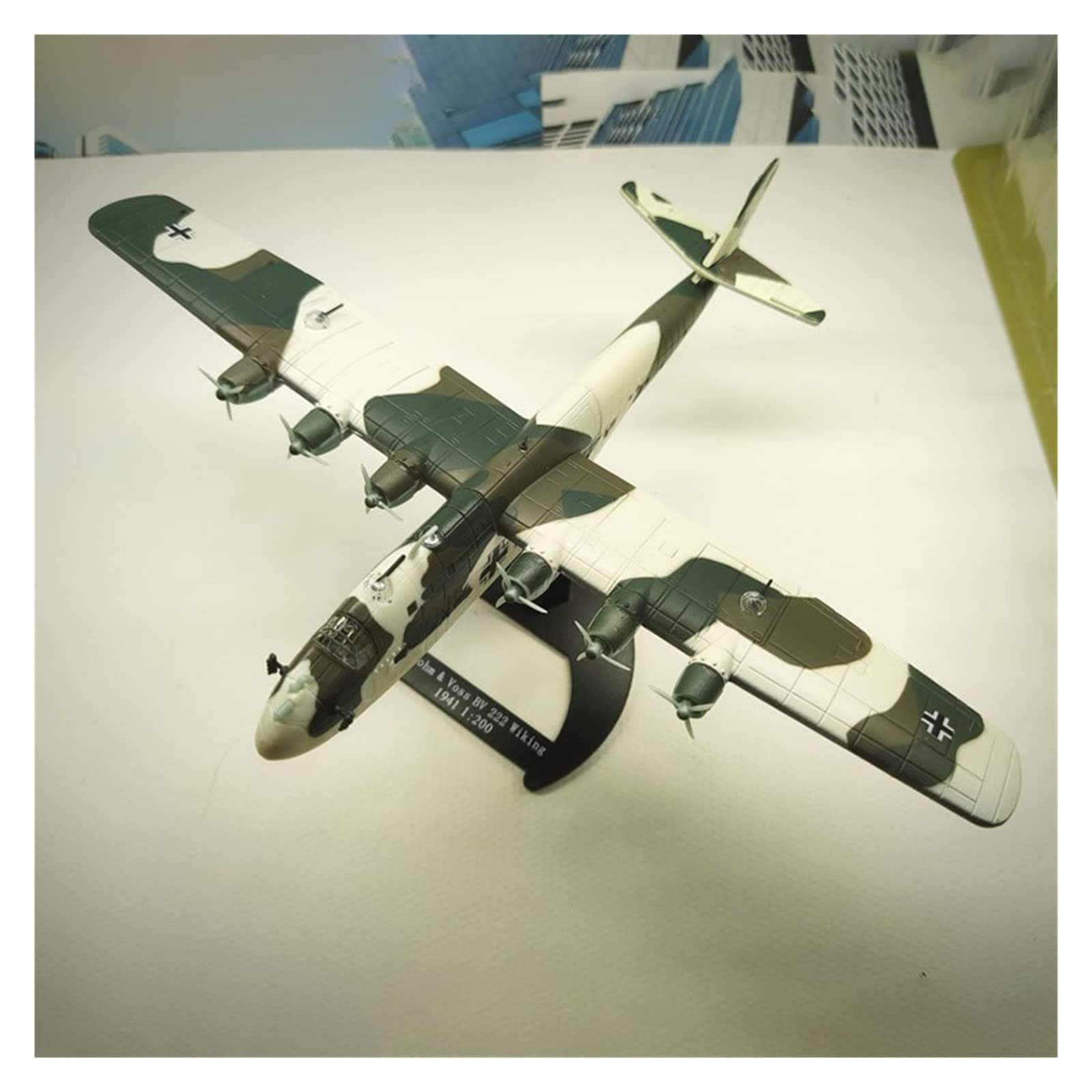 1 200 pasuje do BV222 aluminiowy model samolotu metalowy odlew ciśnieniowy i zabawka samolot samolot prezent kolekcjonerski pamiątka Hobby zestaw gier