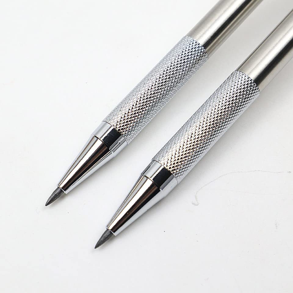 Ołówki Metalowe Ołówki mechaniczne Rysunek Ołówek automatyczny Wyślij 2 wkłady do ołówków (wkład 0,9 mm 2) (wkład 0,5 mm 2)