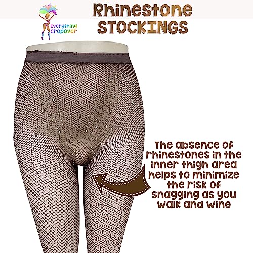 Image of Skintone Carnival Stockings | Gold Glitter Fishnet Tights for Caribbean Women