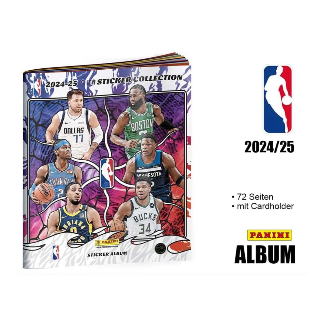 NBA 2024-25 çıkartma ve kart koleksiyon albümü | Koleksiyon için