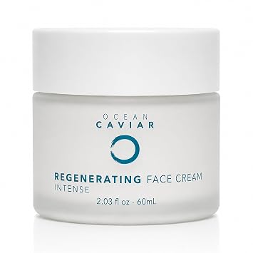 Noche Y Dia Ocean Caviar Face Cream - Moisturizer with Caviar Extract, Hydrolyzed Collagen & Vitamins A and E - Hydrates, Softens & Smooths Dry Skin - Made in Spain - 60 mL 2.03 fl oz