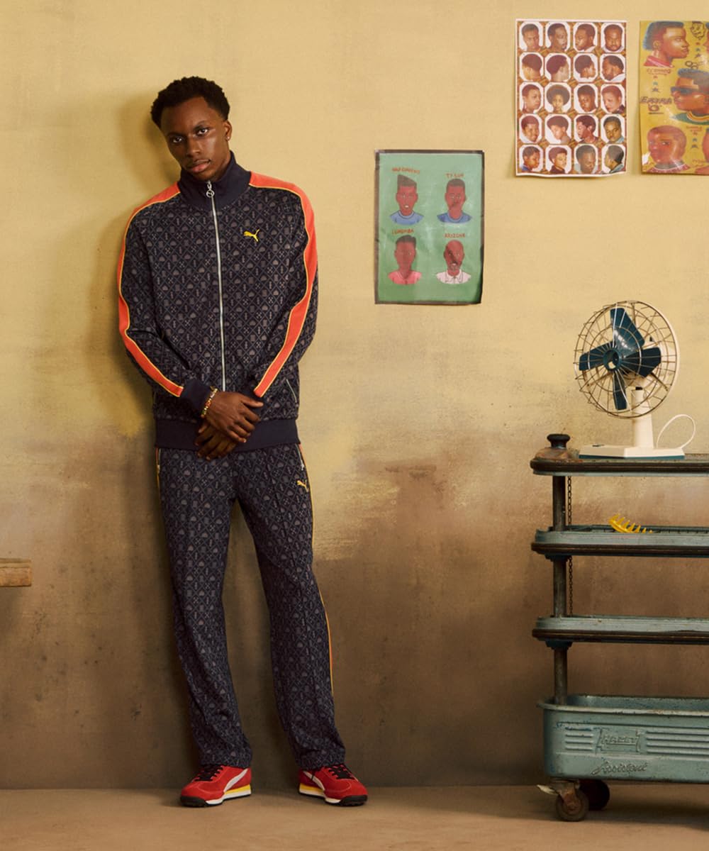PUMA Pantalones de chándal Holgados y Estampados Road To Unity Hombre