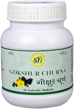 Gokshur Churna 100 g, Gokhru Powder, Gokshura Powder, Tribulus Terrestris Herbal Powder, Traditional Ayurvedic Botanical Supplement, Single Herb Powder, Vegetarian, Natural Ingredients