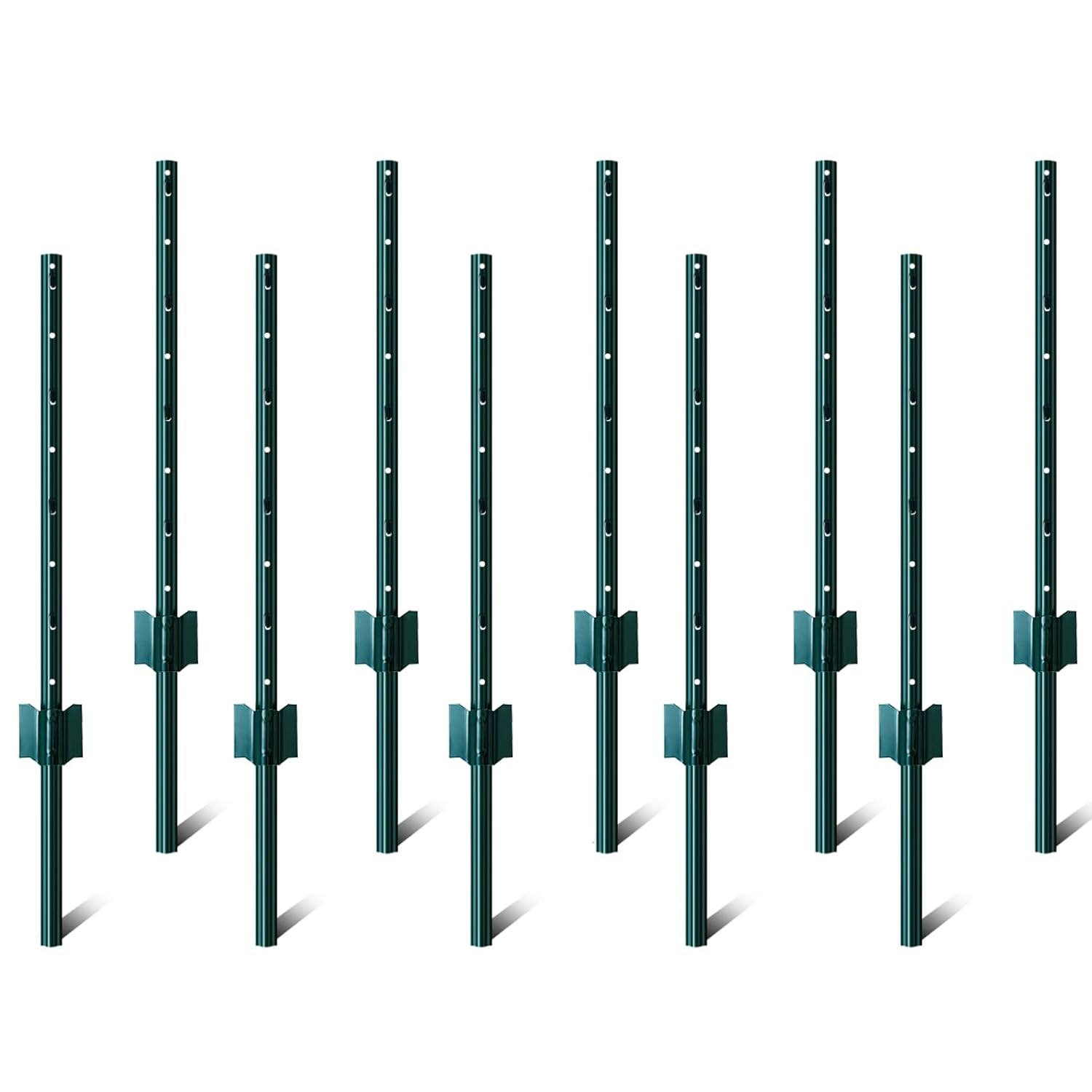RYFT Fence Post 3 Feet 10 Pack Steel Fence UPost Heavy