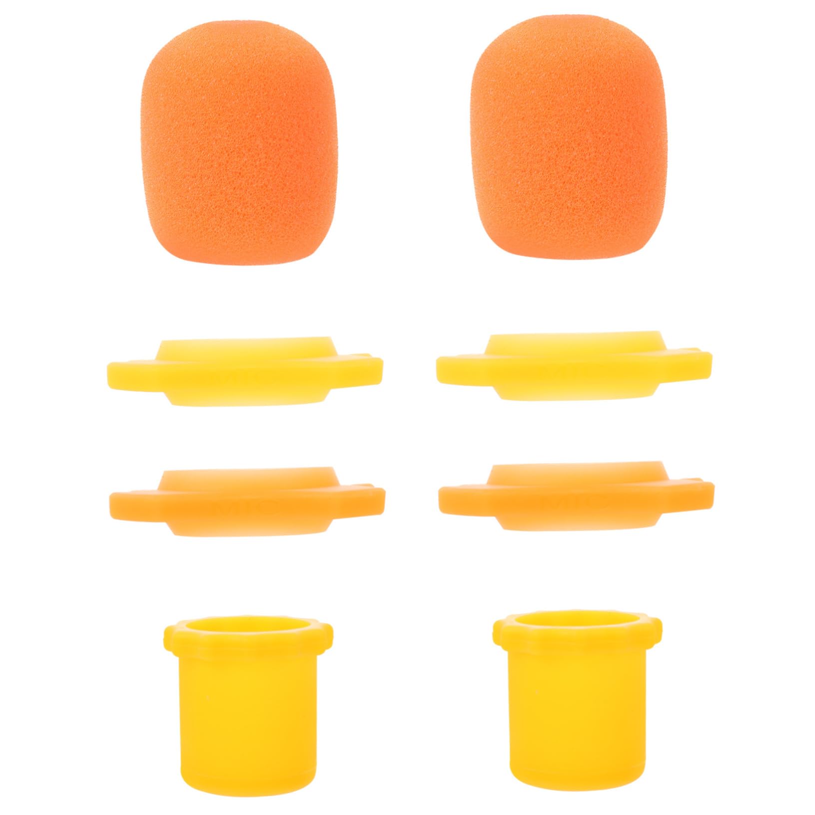 INOOMP 1 Set Microphone Covers with Drop Rings Durable Splash Sleeves for Stage Performances News Interviews Ktv and Covers