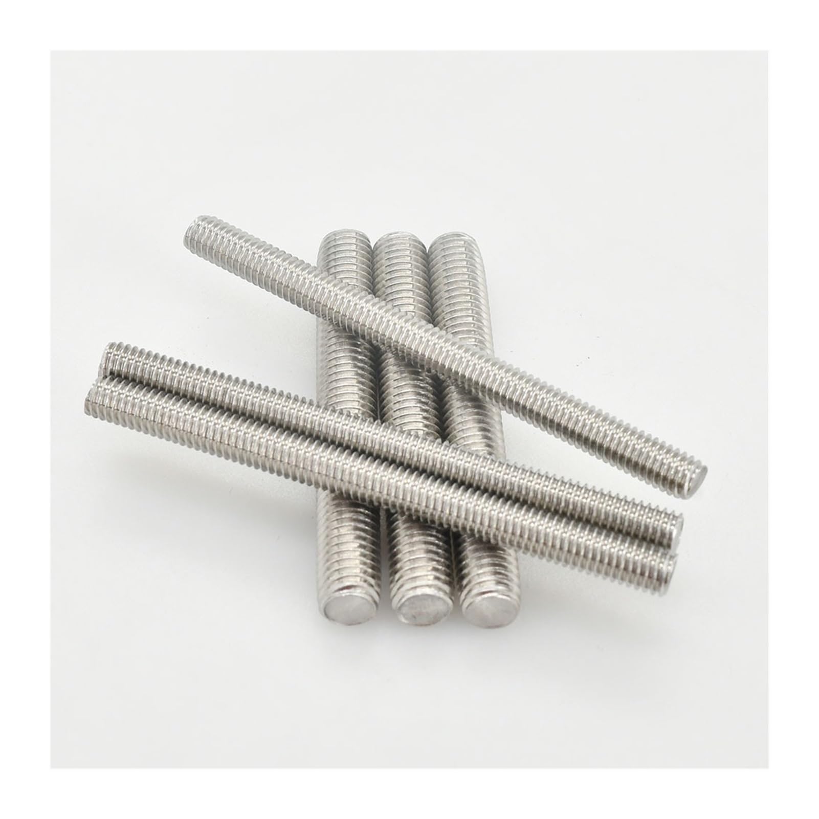 CHAOUYYZ Threaded Bar Ss 304 Fully Metric Thread Rod Screw Bolt Stud/M4/35Mm (10Pcs)
