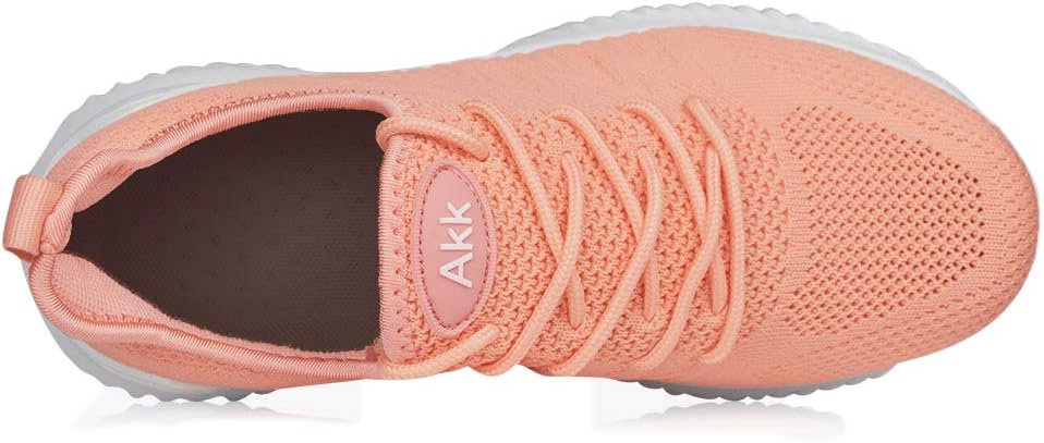 Akk Womens Walking Tennis Shoes - Slip On Memory Foam Lightweight Casual Sneakers for Gym Work Travel Workout - Image 5