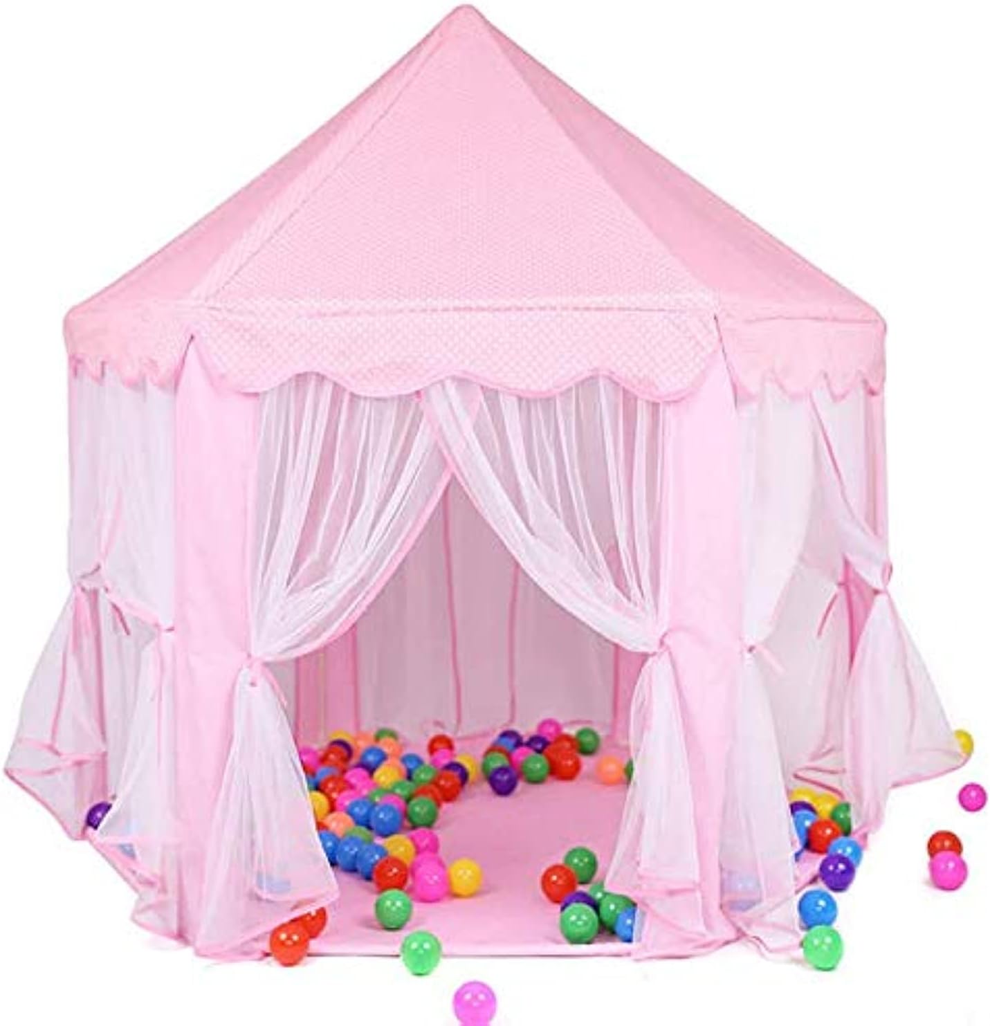 Children's Indoor Hexagon Hexagonal Tent Baby Decoration Game House Princess Game Castle Tent Toy House