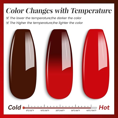 Vista 41 de YTD Likomey Brocade Glitter - Esmalte de uñas de gel que cambia de color, 0.5 onzas líquidas, color rosa intenso a violeta, brillo brillante, cambio