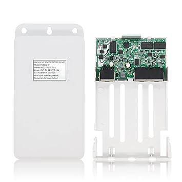 SODOLA Waterproof PoE Extender 10/100Mbps,1 in 2 Out POE Repeater for IP Camera, PoE Amplifier, PoE Booster, Wall-Mount, IEEE 802.3at / 802.3af, Waterproof Casing Design Network PoE Signal Extender