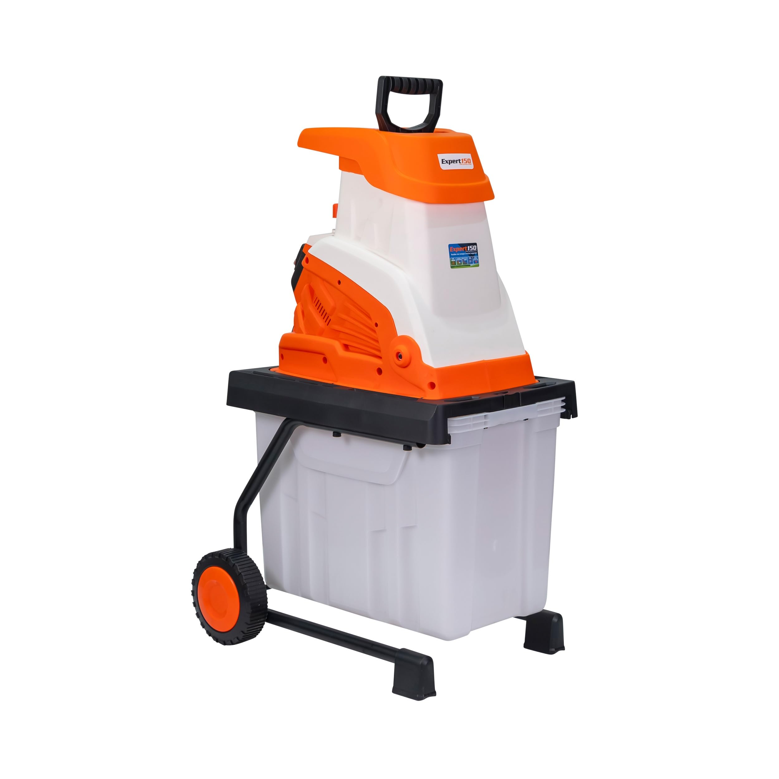 RURIS Expert 150 Broyeur Vegetaux Électrique 2600W Branches 45 mm Bac 45L