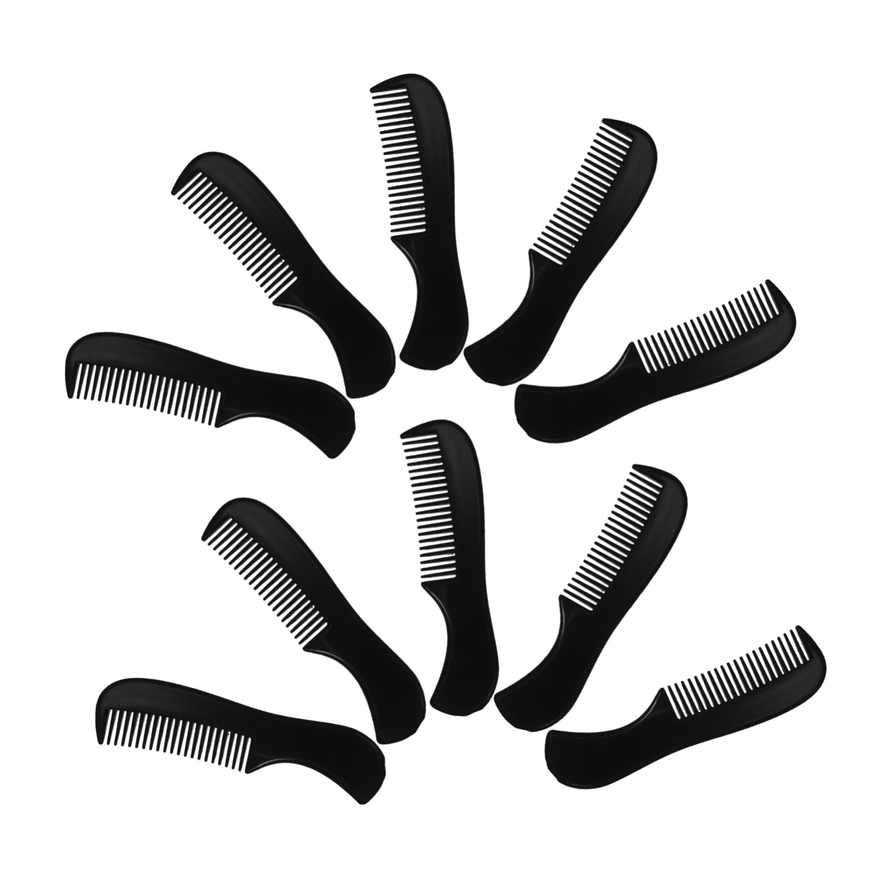 Healeved 50pezzi Pettine Tascabile Per Barba Da Design Elegante e Compatto Adatto Tutti Tipi Di Per La Quotidiana Materiale Resistente e Durevole