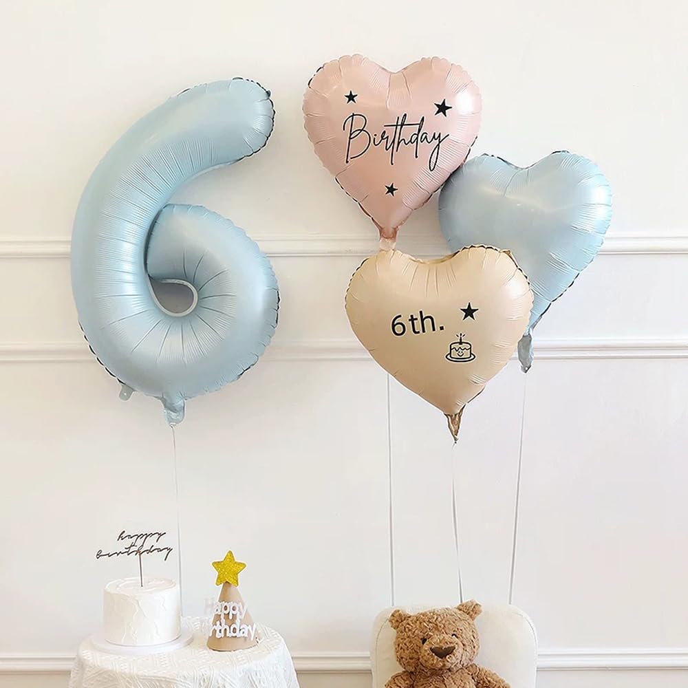 Red 0 balloon 40 Inch Giant Helium Foil Number 0 to 9 Red Balloon Birthday Wedding Party Digital Decorations (Number 0) — view 527