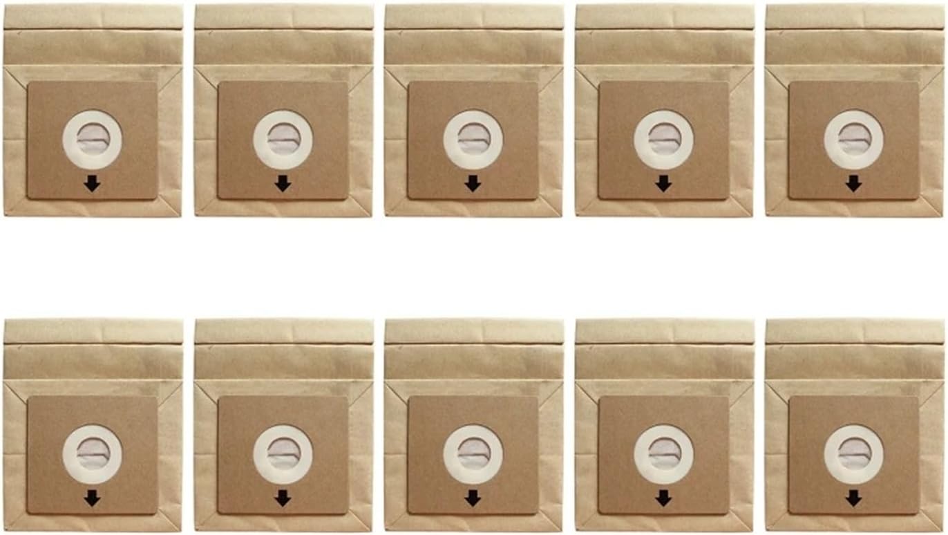 5/10パック漏れ防止掃除機用紙製ダストバッグ、交換用使い捨てダストコレクションバッグ、交換簡単(10pcs)