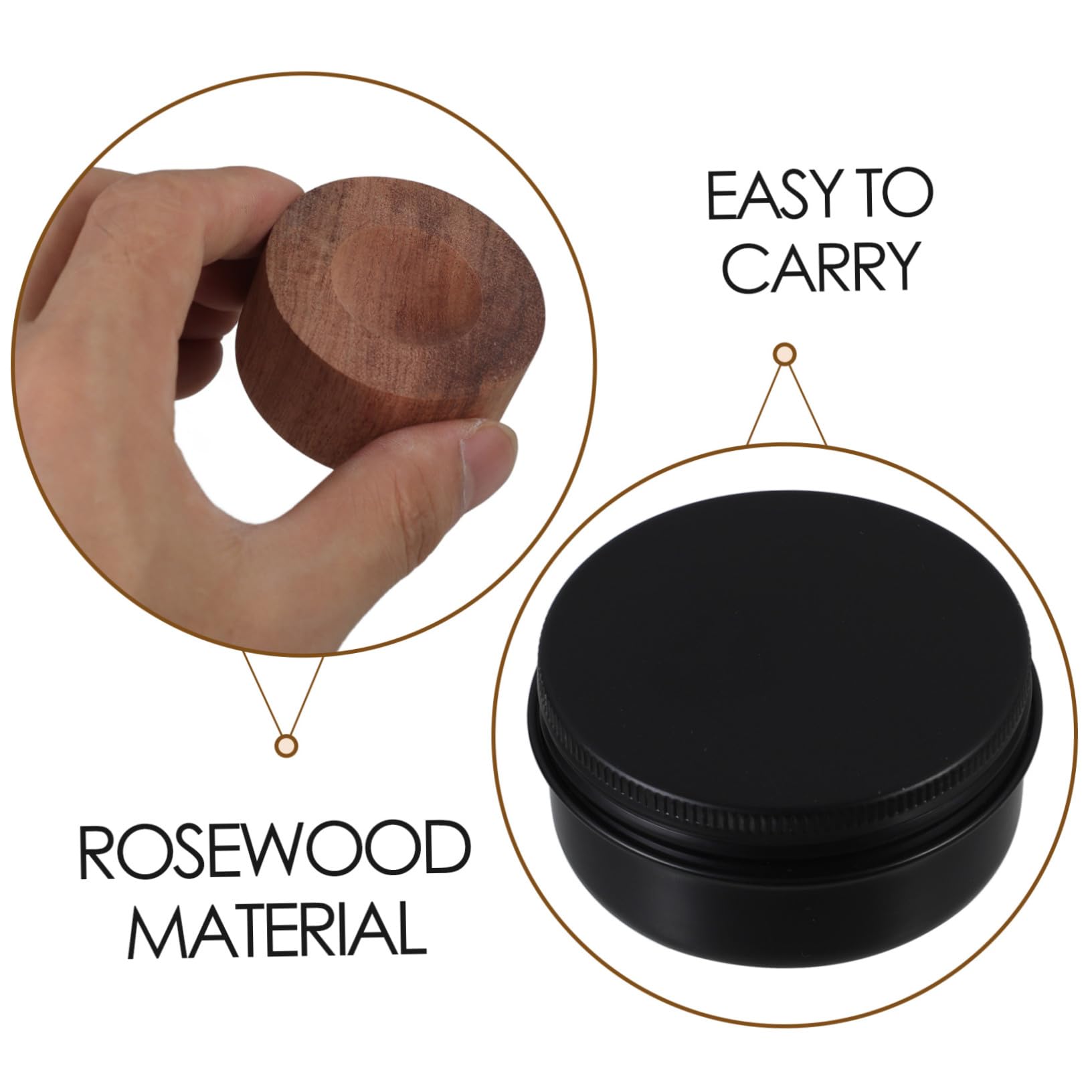 FRCOLOR 5 Set Diffusore di Oli Essenziali in Legno per Spazi Domestici e Ufficio Diffusore Fragranza Elegante per Soggiorno Bagno Studio e Yoga Essenziale per Profumo Naturale