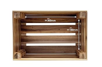 Amazon.co.jp: wonders スタックボックス Lサイズ 木製 収納