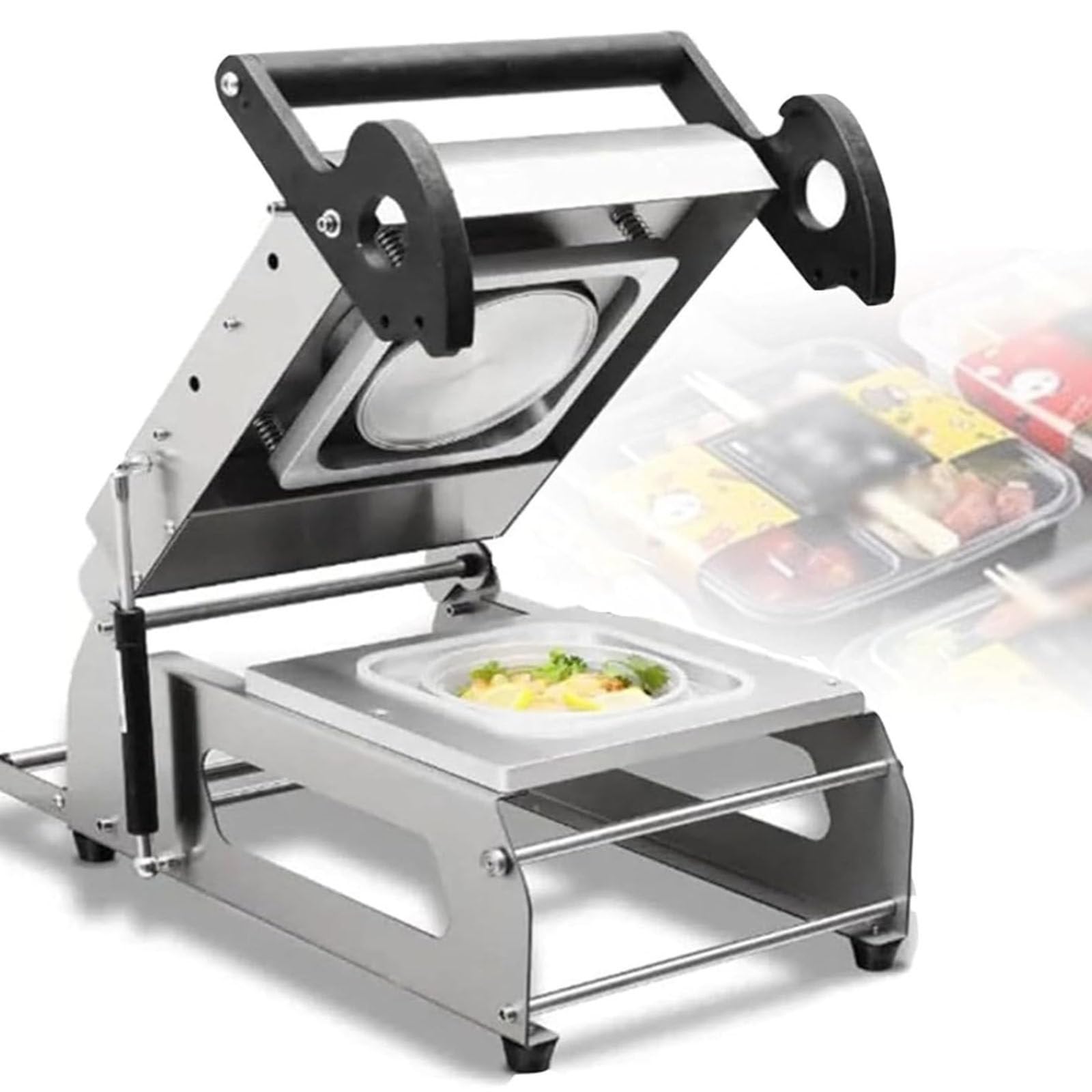Máquina selladora de alimentos al vacío, sellador térmico compacto para alimentos jugosos, carnes frescas, sopas, salsas y adobos, solución de cocción rápida y eficiente