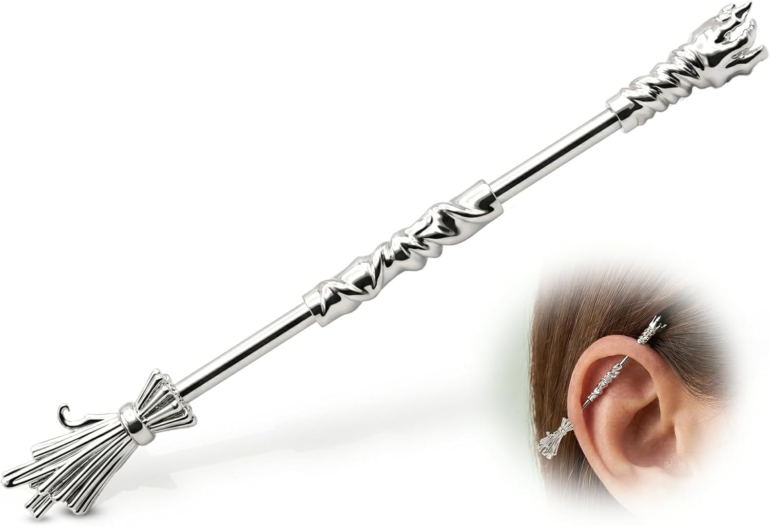 OUFER | WICKED Officially Licensed 14g Industrial Piercing Jewelry