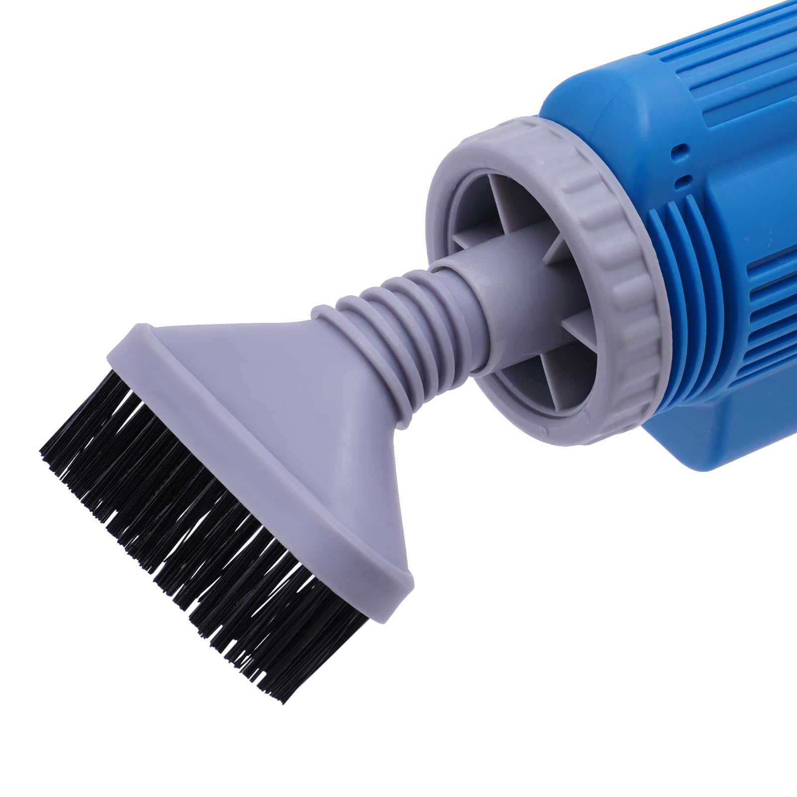 Kit de aspiradora eléctrica para suelos de acuario, limpiador de grava, sifón para cambio de agua/eliminación de detritos/limpieza de arena con 4 tubos de extensión de 28 W
