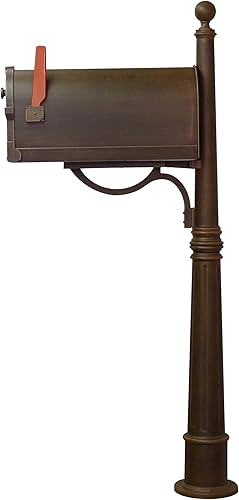 Miniatura 6 de Sabana Curbside buzón de correo con Ashland (buzón Post unidad Color Cobre