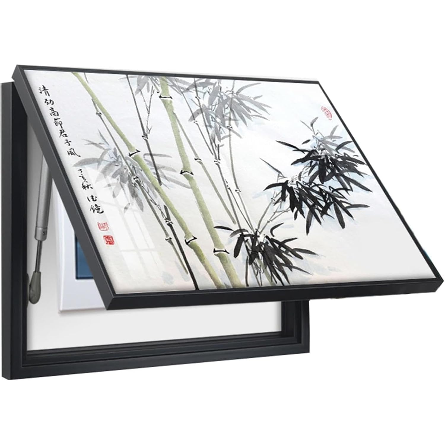 Electric Meter Cover Decorative Painting, Flip Panel Cover for Electrical Box, Distribution Board Art, Living Room Home Decor Camouflage, Creative Fuse Box Disguise Solution