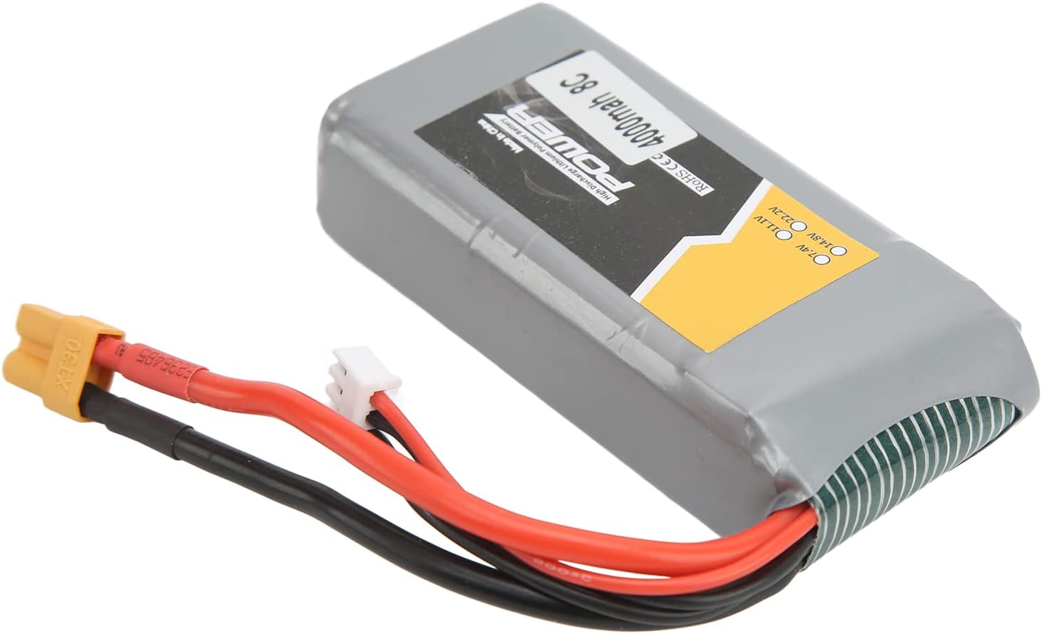 Oumefar RC 4000mAh Lipo Battery 7.4V 4000mAh LiPo Battery Pack with Plug for RC Car Boat Plane