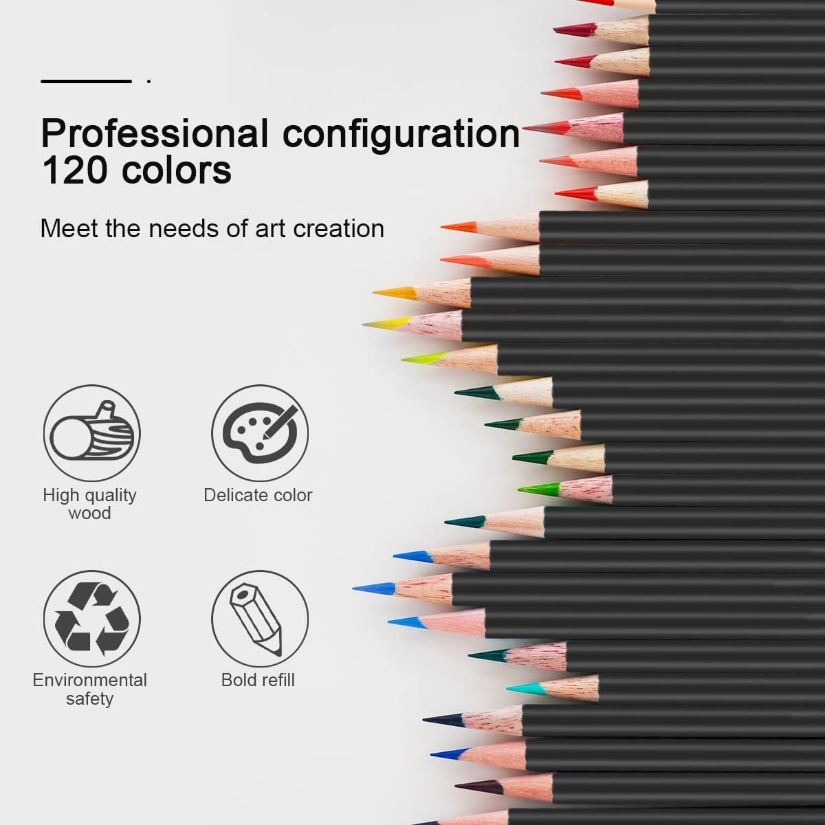 145 Kit professionale in grafite di carbonio per acquerelli e matite da disegno artistico, per professionisti, principianti, artisti, adolescenti, adulti, forniture complete con nucleo ad olio