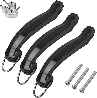 3 Pack P08-033 Fry Pan Handle Compatible with Farberware Fry, Sauce Pan and Pot - Long Cookware Handle Replacement Parts