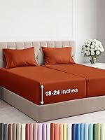 Vista 405 de Extra Deep Pocket Split King Sheets - 5 Piece Breathable & Cooling Bed Sheets - Hotel Luxury Bed Sheet Set - Soft, Wrinkle Free & Comfy - Easily