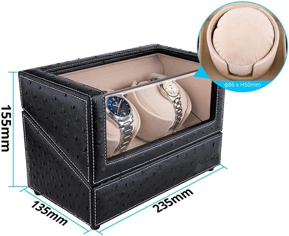 Watch Winders Watch Winder Automatic Ultra Quiet Rotation Motor Box High-End Mechanical Winding 2+0 Shake Table Device Watches Boxs Watch Box
