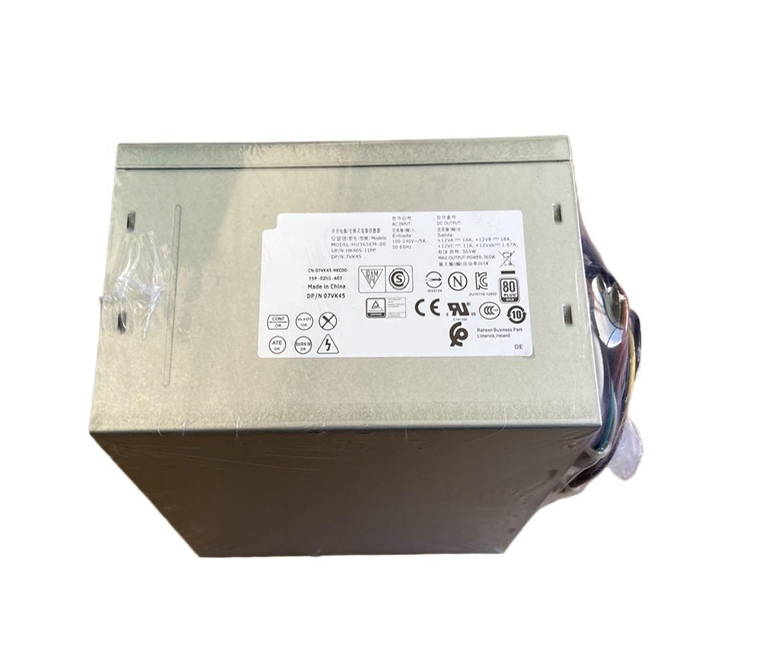 Alimentation 365 W résout panne de démarrage sur châssis 9020MT