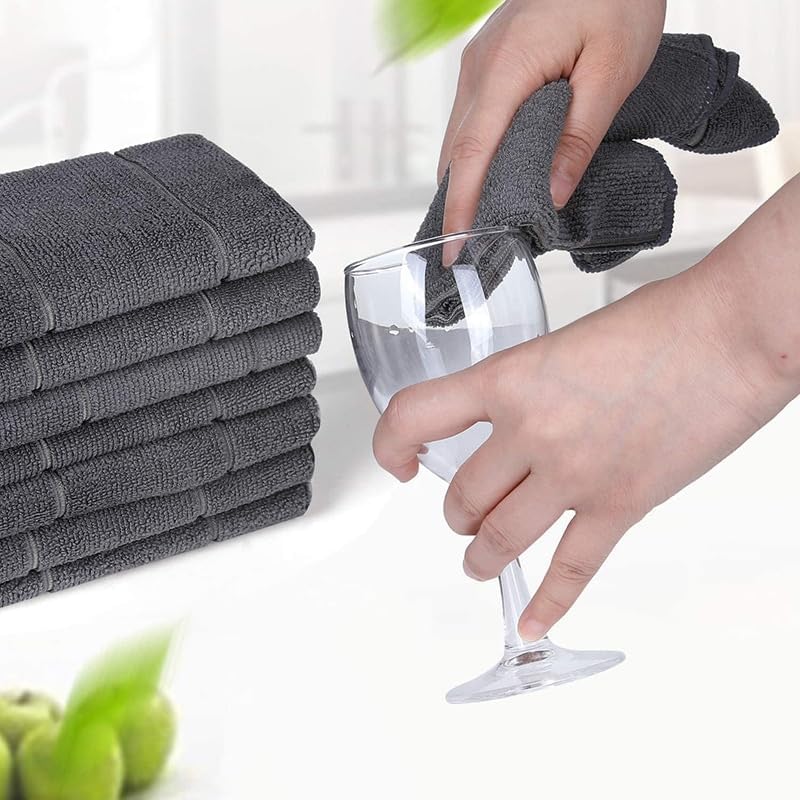 Microfiber Cleaning Cloth Thickened Kitchen Towel Home Cleaning Ra