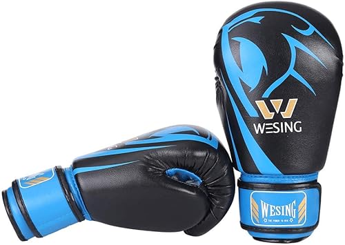 Miniatura 2 de Wesing - Guantes de boxeo profesionales para hombres y mujeres, guantes de boxeo para kickboxing, guantes de entrenamiento para adultos y niños