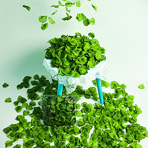 Neo Loons 1000 Pcs Artificial Silk Rose Petals Decoration Wedding Party Color Green #TOP3